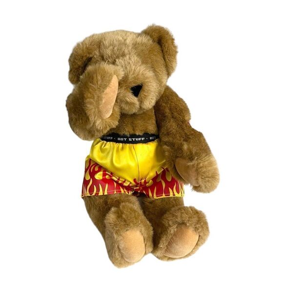 Vermont Teddy Bear Special Edition Hot Stuff Fireman Bear 16"  Jointed Moveable - Picture 2 of 7